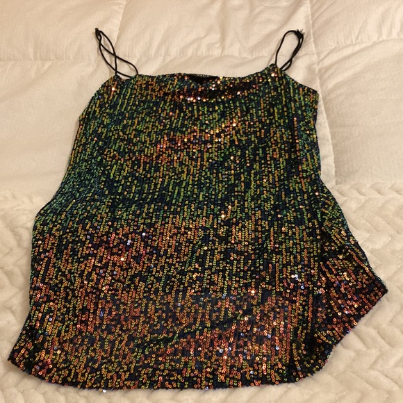 NWOT VICI sequin tank size M - Picture 2 of 2